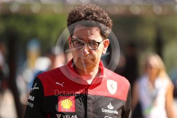 World © Octane Photographic Ltd. Formula 1 – French Grand Prix - Paul Ricard - Le Castellet. Friday 22nd July 2022 Paddock. Scuderia Ferrari Team Principal, Mattia Binotto