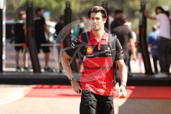 World © Octane Photographic Ltd. Formula 1 – French Grand Prix - Paul Ricard - Le Castellet. Friday 22nd July 2022 Paddock. Scuderia Ferrari F1-75 Reserve Driver – Antonio Giovinazzi.