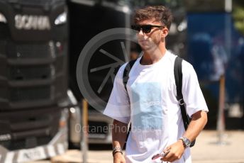 World © Octane Photographic Ltd. Formula 1 – French Grand Prix - Paul Ricard - Le Castellet. Friday 22nd July 2022 Paddock. Scuderia AlphaTauri AT03 - Pierre Gasly.