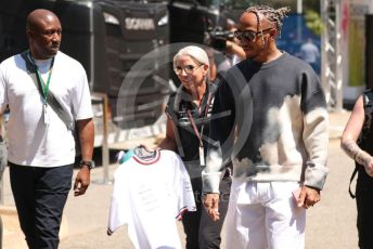 World © Octane Photographic Ltd. Formula 1 – French Grand Prix - Paul Ricard - Le Castellet. Friday 22nd July 2022 Paddock. Mercedes-AMG Petronas F1 Team F1 W13 - Lewis Hamilton.