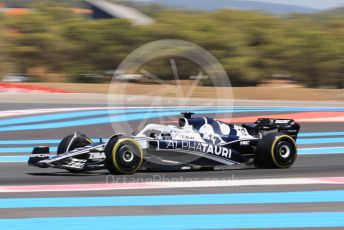 World © Octane Photographic Ltd. Formula 1 – French Grand Prix - Paul Ricard. Friday 22nd July 2022. Practice 1. Scuderia AlphaTauri AT03 - Pierre Gasly.