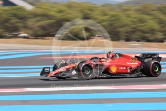 World © Octane Photographic Ltd. Formula 1 – French Grand Prix - Paul Ricard. Friday 22nd July 2022. Practice 1. Scuderia Ferrari F1-75 - Carlos Sainz.