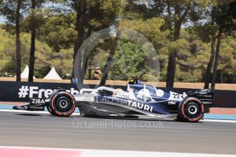 World © Octane Photographic Ltd. Formula 1 – French Grand Prix - Paul Ricard. Friday 22nd July 2022. Practice 1. Scuderia AlphaTauri AT03 - Yuki Tsunoda.