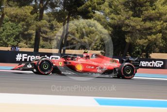 World © Octane Photographic Ltd. Formula 1 – French Grand Prix - Paul Ricard. Friday 22nd July 2022. Practice 1. Scuderia Ferrari F1-75 - Carlos Sainz.