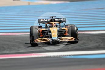 World © Octane Photographic Ltd. Formula 1 – French Grand Prix - Paul Ricard. Friday 22nd July 2022. Practice 1. McLaren F1 Team MCL36 - Daniel Ricciardo.