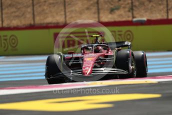 World © Octane Photographic Ltd. Formula 1 – French Grand Prix - Paul Ricard. Friday 22nd July 2022. Practice 1. Scuderia Ferrari F1-75 - Carlos Sainz.