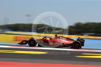 World © Octane Photographic Ltd. Formula 1 – French Grand Prix - Paul Ricard. Friday 22nd July 2022. Practice 1. Scuderia Ferrari F1-75 - Carlos Sainz.