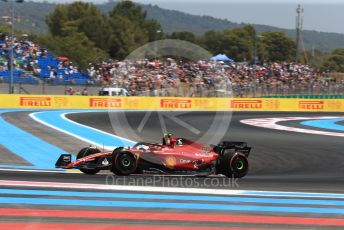World © Octane Photographic Ltd. Formula 1 – French Grand Prix - Paul Ricard. Friday 22nd July 2022. Practice 1. Scuderia Ferrari F1-75 - Carlos Sainz.