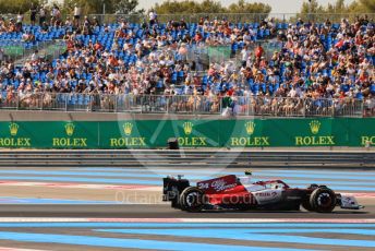World © Octane Photographic Ltd. Formula 1 – French Grand Prix - Paul Ricard. Friday 22nd July 2022. Practice 2. Alfa Romeo F1 Team Orlen C42 - Guanyu Zhou.