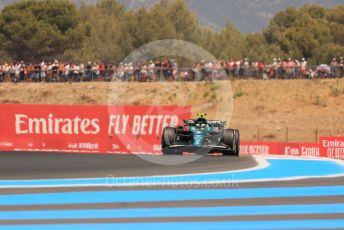 World © Octane Photographic Ltd. Formula 1 – French Grand Prix - Paul Ricard. Saturday 23rd July 2022. Practice 3. Aston Martin Aramco Cognizant F1 Team AMR22 - Sebastian Vettel.