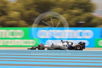 World © Octane Photographic Ltd. Formula 1 – French Grand Prix - Paul Ricard. Saturday 23rd July 2022. Practice 3. Scuderia AlphaTauri AT03 - Pierre Gasly.