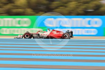 World © Octane Photographic Ltd. Formula 1 – French Grand Prix - Paul Ricard. Saturday 23rd July 2022. Practice 3. Alfa Romeo F1 Team Orlen C42 - Guanyu Zhou.