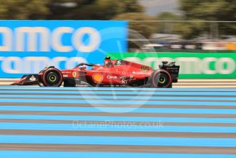World © Octane Photographic Ltd. Formula 1 – French Grand Prix - Paul Ricard. Saturday 23rd July 2022. Practice 3. Scuderia Ferrari F1-75 - Carlos Sainz.