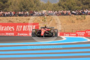World © Octane Photographic Ltd. Formula 1 – French Grand Prix - Paul Ricard. Saturday 23rd July 2022. Practice 3. Scuderia Ferrari F1-75 - Carlos Sainz.