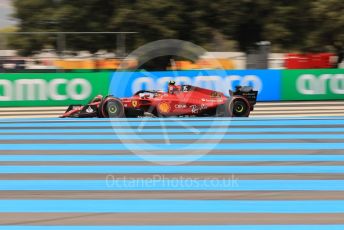 World © Octane Photographic Ltd. Formula 1 – French Grand Prix - Paul Ricard. Saturday 23rd July 2022. Practice 3. Scuderia Ferrari F1-75 - Carlos Sainz.