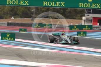 World © Octane Photographic Ltd. Formula 1 – French Grand Prix - Paul Ricard. Saturday 23rd July 2022. Practice 3. Mercedes-AMG Petronas F1 Team F1 W13 - Lewis Hamilton.