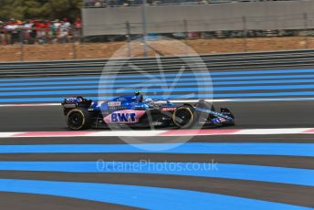 World © Octane Photographic Ltd. Formula 1 – French Grand Prix - Paul Ricard. Saturday 23rd July 2022. Practice 3. BWT Alpine F1 Team A522 - Esteban Ocon.