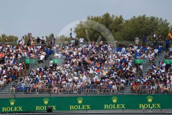 World © Octane Photographic Ltd. Formula 1 – French Grand Prix - Paul Ricard. Saturday 23rd July 2022. Practice 3. Fans in attendance
