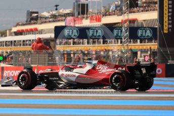 World © Octane Photographic Ltd. Formula 1 – French Grand Prix - Paul Ricard - Le Castellet. Saturday 23rd July 2022 Qualifying. Alfa Romeo F1 Team Orlen C42 - Guanyu Zhou.