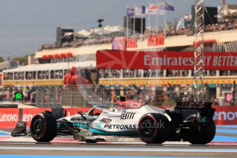 World © Octane Photographic Ltd. Formula 1 – French Grand Prix - Paul Ricard - Le Castellet. Saturday 23rd July 2022 Qualifying. Mercedes-AMG Petronas F1 Team F1 W13 - Lewis Hamilton.