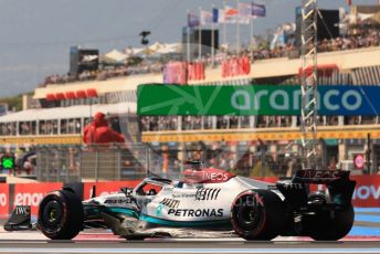 World © Octane Photographic Ltd. Formula 1 – French Grand Prix - Paul Ricard - Le Castellet. Saturday 23rd July 2022 Qualifying. Mercedes-AMG Petronas F1 Team F1 W13 - George Russell.