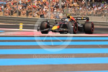 World © Octane Photographic Ltd. Formula 1 – French Grand Prix - Paul Ricard - Le Castellet. Saturday 23rd July 2022 Qualifying. Oracle Red Bull Racing RB18 – Sergio Perez.