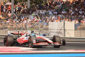 World © Octane Photographic Ltd. Formula 1 – French Grand Prix - Paul Ricard - Le Castellet. Saturday 23rd July 2022 Qualifying. Haas F1 Team VF-22 - Mick Schumacher.
