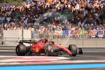 World © Octane Photographic Ltd. Formula 1 – French Grand Prix - Paul Ricard - Le Castellet. Saturday 23rd July 2022 Qualifying. Scuderia Ferrari F1-75 - Carlos Sainz.