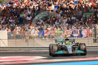 World © Octane Photographic Ltd. Formula 1 – French Grand Prix - Paul Ricard - Le Castellet. Saturday 23rd July 2022 Qualifying. Mercedes-AMG Petronas F1 Team F1 W13 - Lewis Hamilton.