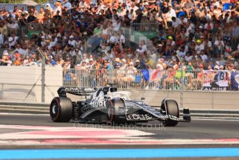World © Octane Photographic Ltd. Formula 1 – French Grand Prix - Paul Ricard - Le Castellet. Saturday 23rd July 2022 Qualifying. Scuderia AlphaTauri AT03 - Pierre Gasly.