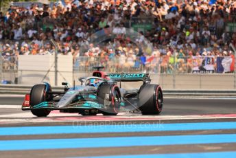 World © Octane Photographic Ltd. Formula 1 – French Grand Prix - Paul Ricard - Le Castellet. Saturday 23rd July 2022 Qualifying. Mercedes-AMG Petronas F1 Team F1 W13 - George Russell.