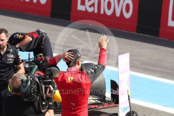 World © Octane Photographic Ltd. Formula 1 – French Grand Prix - Paul Ricard - Le Castellet. Saturday 23rd July 2022 Qualifying. Scuderia Ferrari F1-75 - Charles Leclerc.