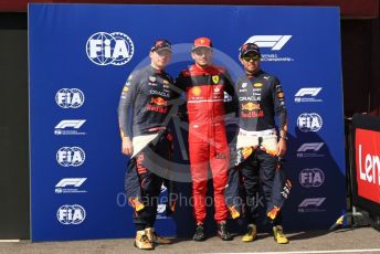 World © Octane Photographic Ltd. Formula 1 – French Grand Prix - Paul Ricard - Le Castellet. Saturday 23rd July 2022 Qualifying. cuderia Ferrari F1-75 - Charles Leclerc. and Oracle Red Bull Racing RB18 – Max Verstappen and Sergio Perez.