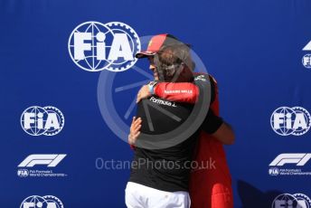 World © Octane Photographic Ltd. Formula 1 – French Grand Prix - Paul Ricard - Le Castellet. Saturday 23rd July 2022 Qualifying. Jean Alesi and Scuderia Ferrari F1-75 - Charles Leclerc.