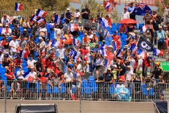 World © Octane Photographic Ltd. Formula 1 – French Grand Prix - Paul Ricard - Le Castellet. Sunday 24th July 2022 Race. The crowd before the race in the grandstands.