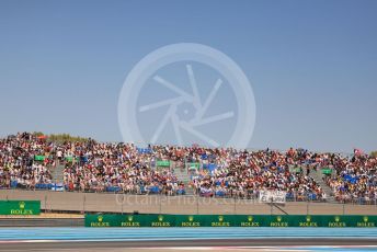 World © Octane Photographic Ltd. Formula 1 – French Grand Prix - Paul Ricard - Le Castellet. Sunday 24th July 2022 Race. The crowd at race start race in the grandstands.