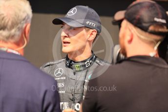 World © Octane Photographic Ltd. Formula 1 – French Grand Prix - Paul Ricard - Le Castellet. Sunday 24th July 2022 Parc Ferme. Mercedes-AMG Petronas F1 Team F1 W13 - George Russell.