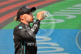 World © Octane Photographic Ltd. Formula 1 – French Grand Prix - Paul Ricard - Le Castellet. Sunday 24th July 2022 Parc Ferme. Mercedes-AMG Petronas F1 Team F1 W13 - Lewis Hamilton.