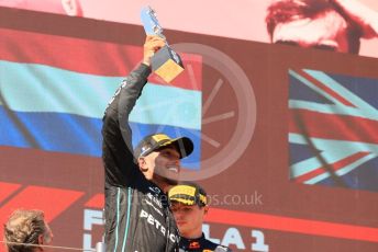 World © Octane Photographic Ltd. Formula 1 – French Grand Prix - Paul Ricard - Le Castellet. Sunday 24th July 2022 Podium. Mercedes-AMG Petronas F1 Team F1 W13 - Lewis Hamilton.