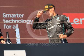 World © Octane Photographic Ltd. Formula 1 – French Grand Prix - Paul Ricard - Le Castellet. Sunday 24th July 2022 Podium. Mercedes-AMG Petronas F1 Team F1 W13 - George Russell.