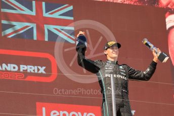 World © Octane Photographic Ltd. Formula 1 – French Grand Prix - Paul Ricard - Le Castellet. Sunday 24th July 2022 Podium. Mercedes-AMG Petronas F1 Team F1 W13 - George Russell.