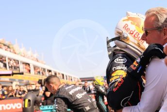 World © Octane Photographic Ltd. Formula 1 – French Grand Prix - Paul Ricard - Le Castellet. Sunday 24th July 2022 Parc Ferme. Oracle Red Bull Racing RB18 – Max Verstappen.