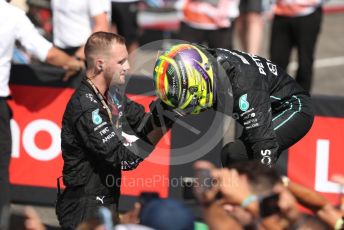 World © Octane Photographic Ltd. Formula 1 – French Grand Prix - Paul Ricard - Le Castellet. Sunday 24th July 2022 Parc Ferme. Mercedes-AMG Petronas F1 Team F1 W13 - Lewis Hamilton.