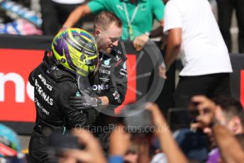 World © Octane Photographic Ltd. Formula 1 – French Grand Prix - Paul Ricard - Le Castellet. Sunday 24th July 2022 Parc Ferme. Mercedes-AMG Petronas F1 Team F1 W13 - George Russell.