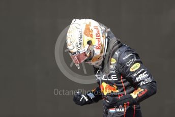 World © Octane Photographic Ltd. Formula 1 – French Grand Prix - Paul Ricard - Le Castellet. Sunday 24th July 2022 Parc Ferme. Oracle Red Bull Racing RB18 – Max Verstappen.