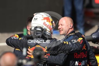 World © Octane Photographic Ltd. Formula 1 – French Grand Prix - Paul Ricard - Le Castellet. Sunday 24th July 2022 Parc Ferme. Oracle Red Bull Racing RB18 – Max Verstappen.