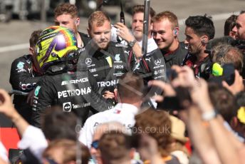 World © Octane Photographic Ltd. Formula 1 – French Grand Prix - Paul Ricard - Le Castellet. Sunday 24th July 2022 Parc Ferme. Mercedes-AMG Petronas F1 Team F1 W13 - George Russell.