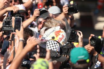 World © Octane Photographic Ltd. Formula 1 – French Grand Prix - Paul Ricard - Le Castellet. Sunday 24th July 2022 Parc Ferme. Oracle Red Bull Racing RB18 – Max Verstappen.