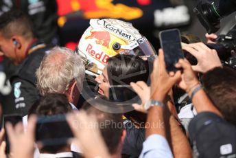 World © Octane Photographic Ltd. Formula 1 – French Grand Prix - Paul Ricard - Le Castellet. Sunday 24th July 2022 Parc Ferme. Oracle Red Bull Racing RB18 – Max Verstappen.