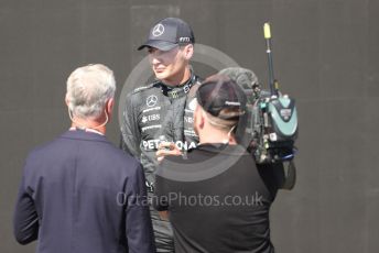 World © Octane Photographic Ltd. Formula 1 – French Grand Prix - Paul Ricard - Le Castellet. Sunday 24th July 2022 Parc Ferme. Mercedes-AMG Petronas F1 Team F1 W13 - George Russell.